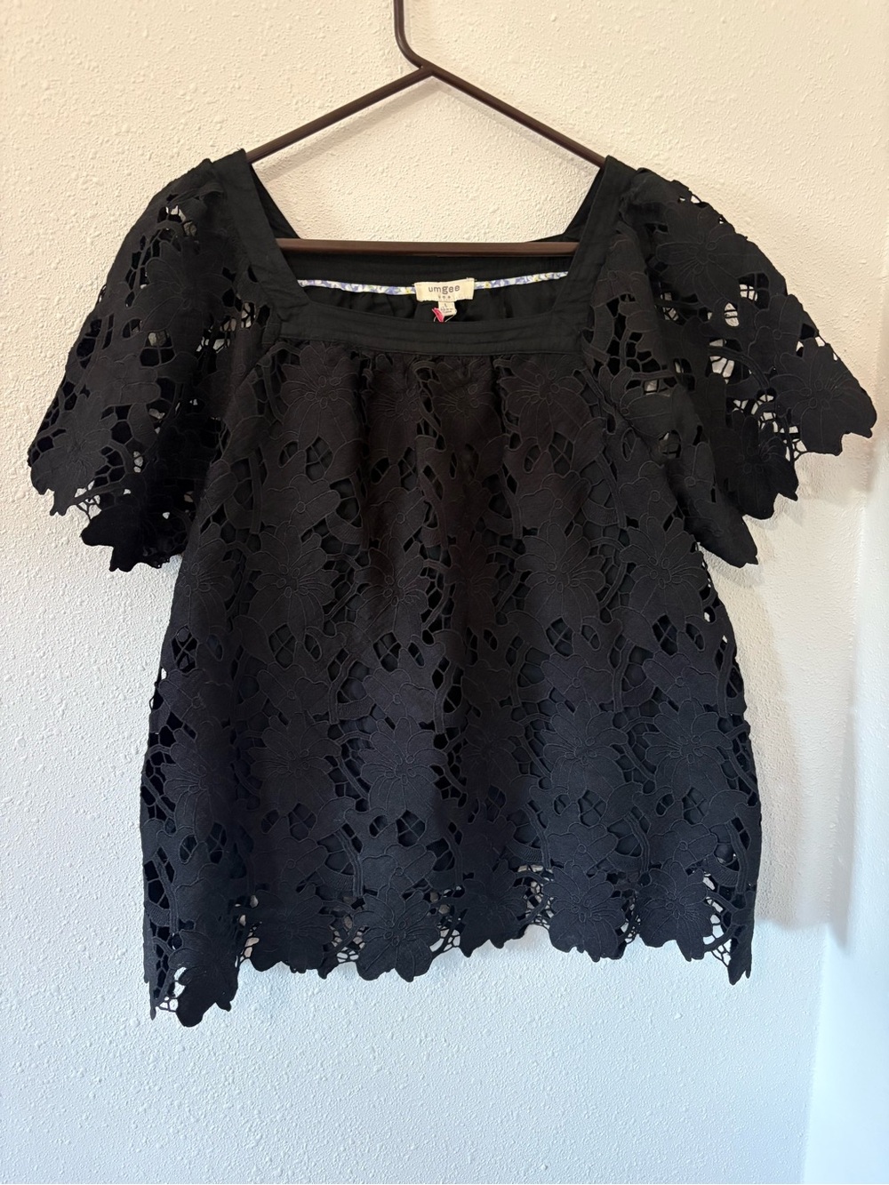 Umgee Women’s Black Lace Blouse
